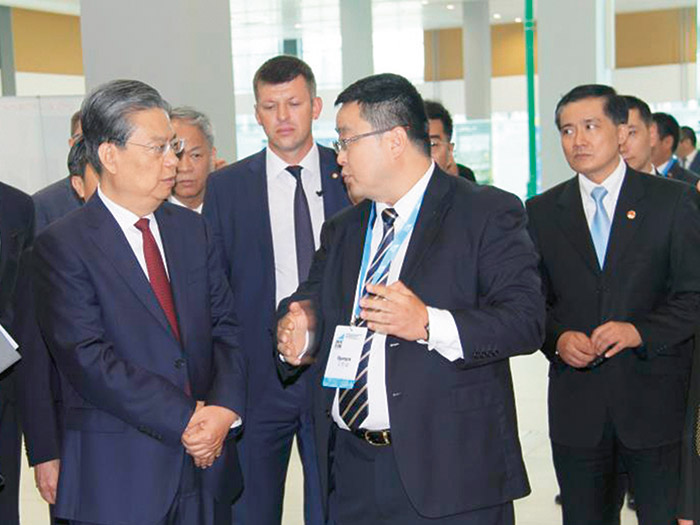  2018年中央政治局常委，中央纪律检查委员会书记赵乐际访问中白工业园